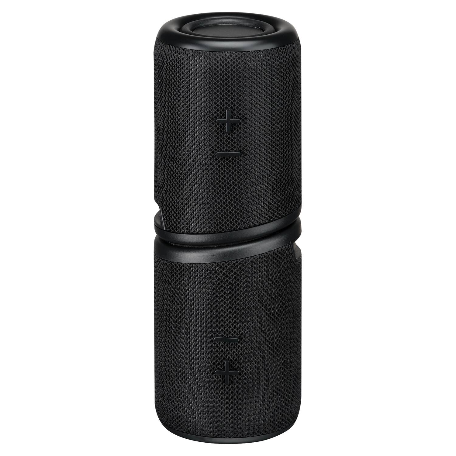 Left. iLive Electronics - Magnetic+ Portable Bluetooth Stereo Speakers True Wireless ISB2133B - Black.