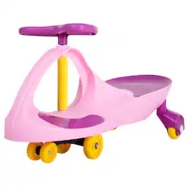 Lil Rider - Wiggle Car for Ages 3 and Up - Twist, Wiggle, and Go (Pink)