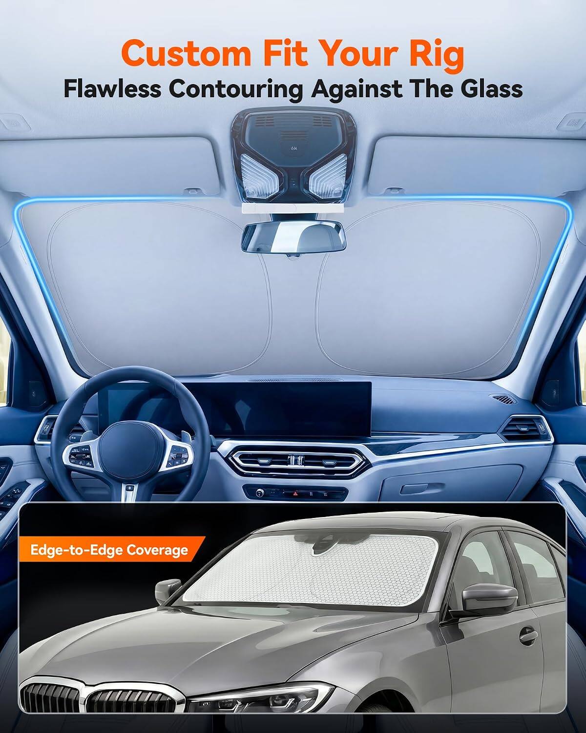 Custom Fit Your Rig  
Flawless Contouring Against The Glass  
Edge-to-Edge Coverage