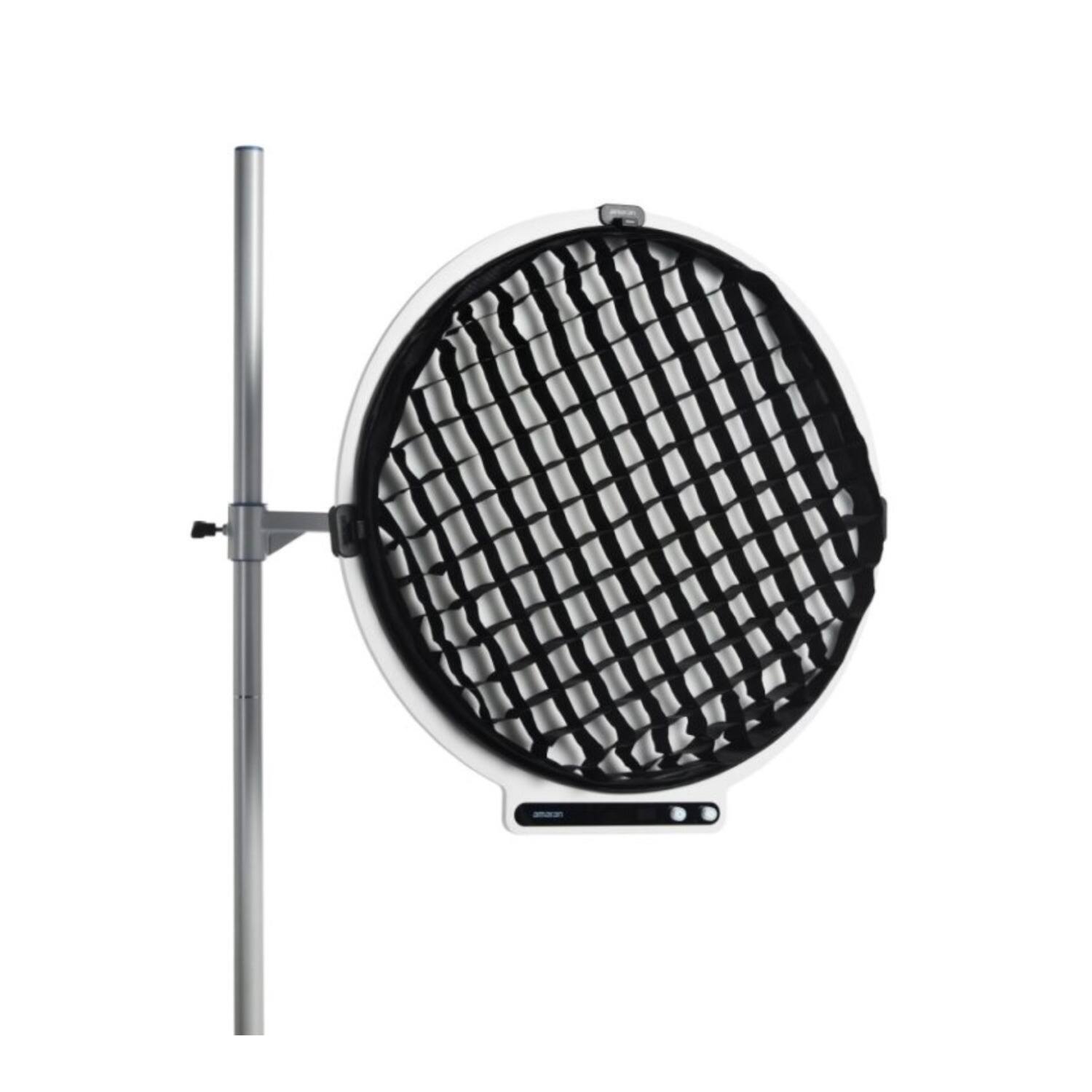 Left. Amaran - amaran Verge Max Light Control Grid Clip-On for Circular Panel Light (Black).