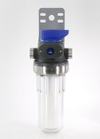 Culligan Sediment Valve-in-Head Filter Clear Housing with P5 Cartridge Water Filtration System - Clear - Angle_Zoom