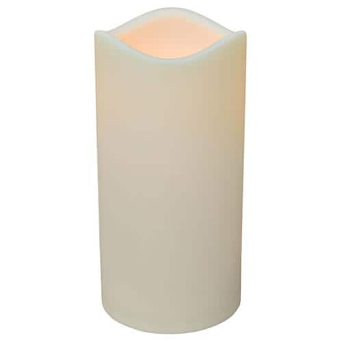 BreeBe - 6" LED Timer Pillar - White
