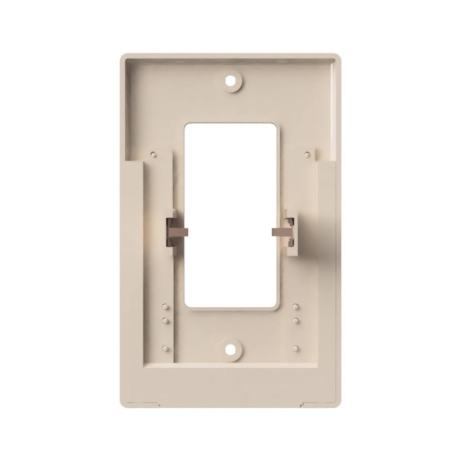 Left. Westek - Westek LumiCover Almond 1 gang Plastic Decorator Nightlight Wall Plate 1 pk - Almond.