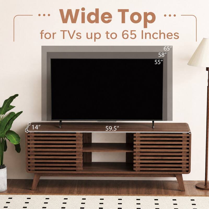 ... Wide Top ... for TVs up to 65 Inches  
65" 58" 55"  
14"  
59.5"