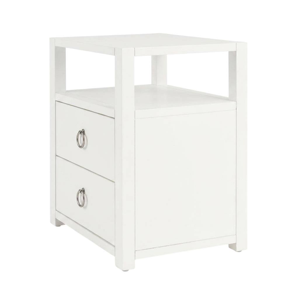 Angle. Butler Specialty - Lark Nightstand - White.