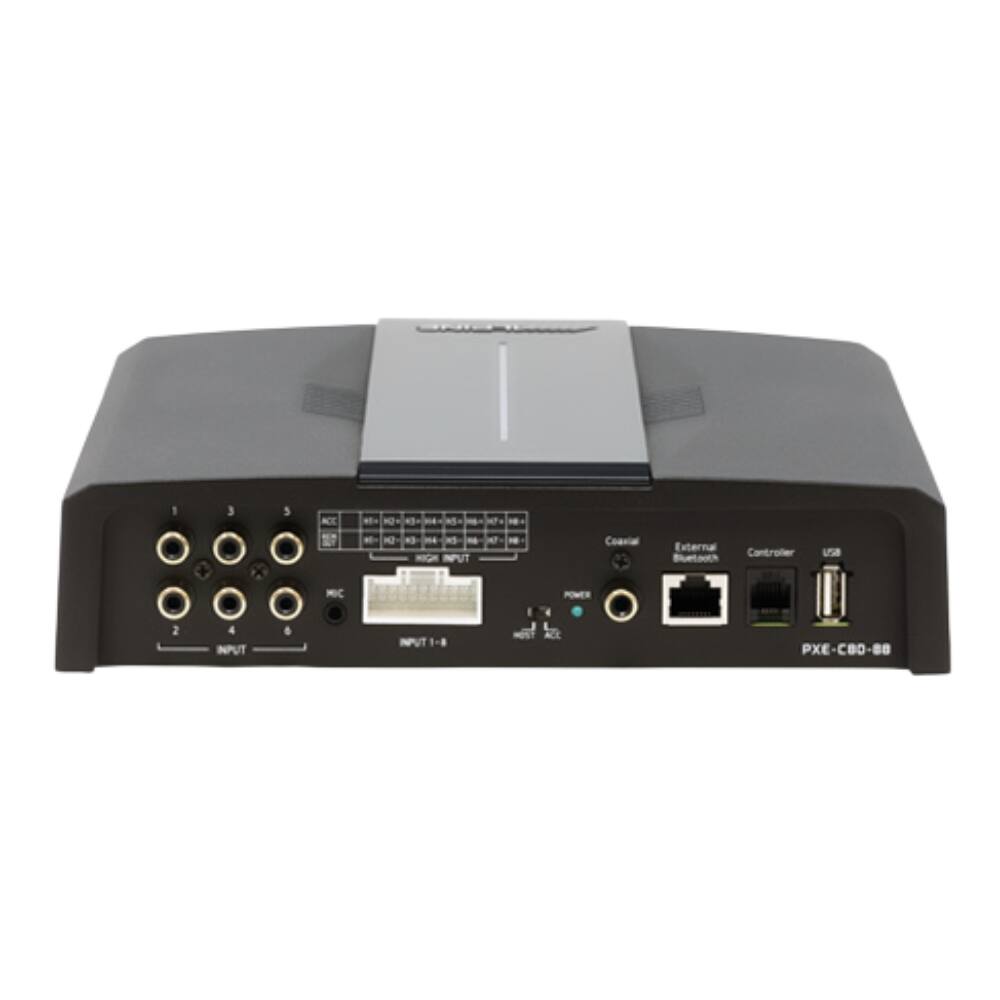 ACC
K2 #]:

10
#3 NS HIGH INPUT
0
Coaxial
External Controller Bluetooth
USB
MIC
POWER
2
4 INPUT
6
INPUT 1=#
PXE-COO-88