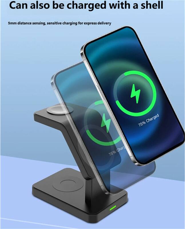 Can also be charged with a shell

5mm distance sensing, sensitive charging for express delivery

75% Charged