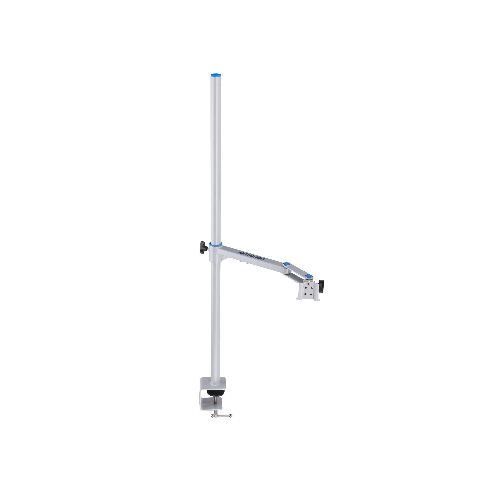 Angle. Amaran - Amaran Verge Desk Clamp Stand - Silver.
