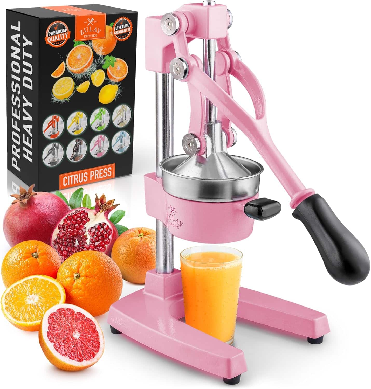 PROFESSIONAL HEAVY DUTY
CITRUS PRESS
ZULAY
PREMIUM QUALITY
LIFETIME GUARANTEE
KITCHEN
CITRUS PRESS
ME22