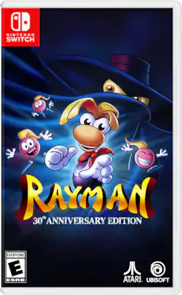 Nintendo Switch Rayman 30th Anniversary Edition Everyone E ESRB Atari Ubisoft - E (Everyone)