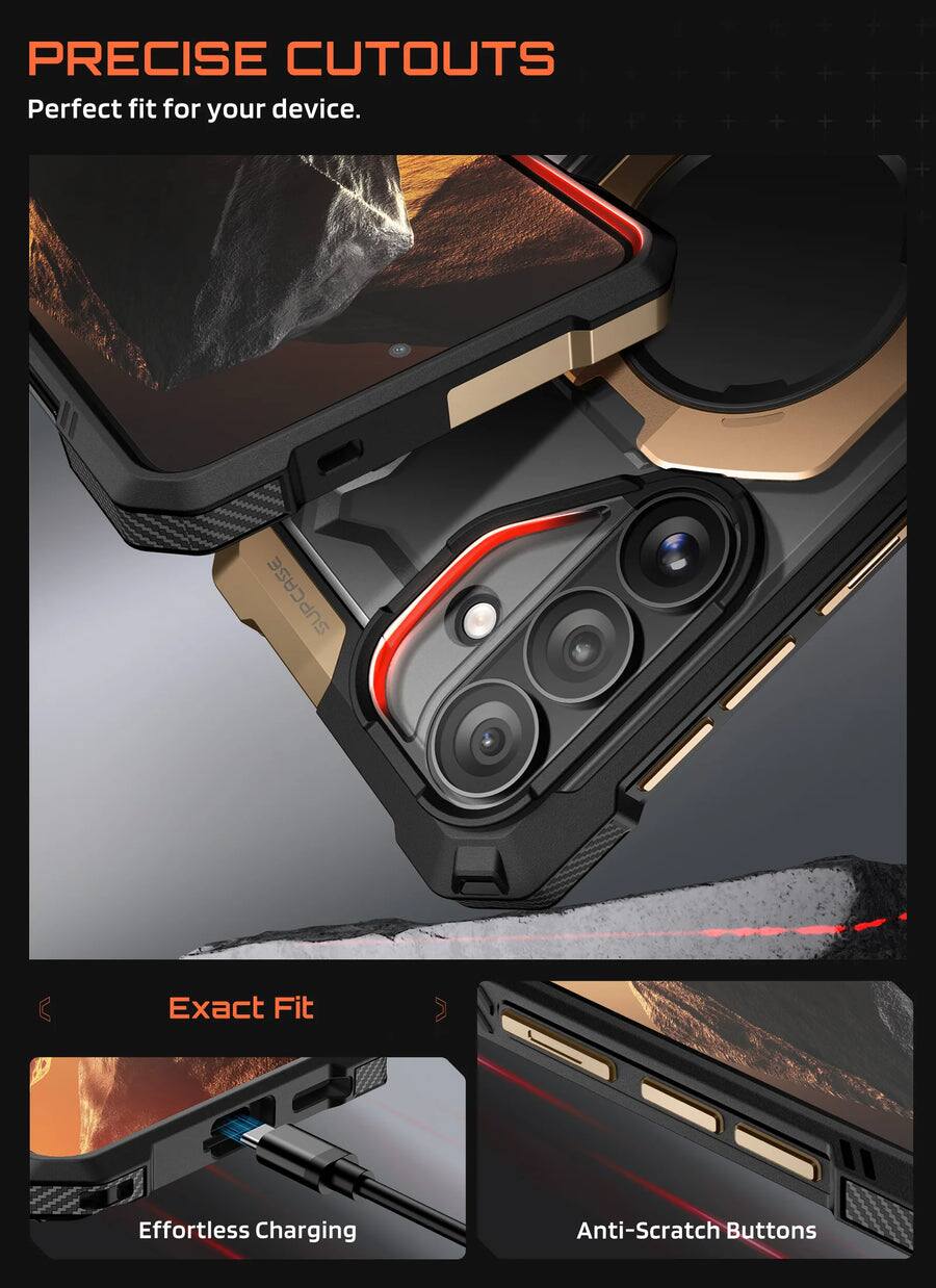 PRECISE CUTOUTS  
Perfect fit for your device.  

Exact Fit  
Effortless Charging  
Anti-Scratch Buttons