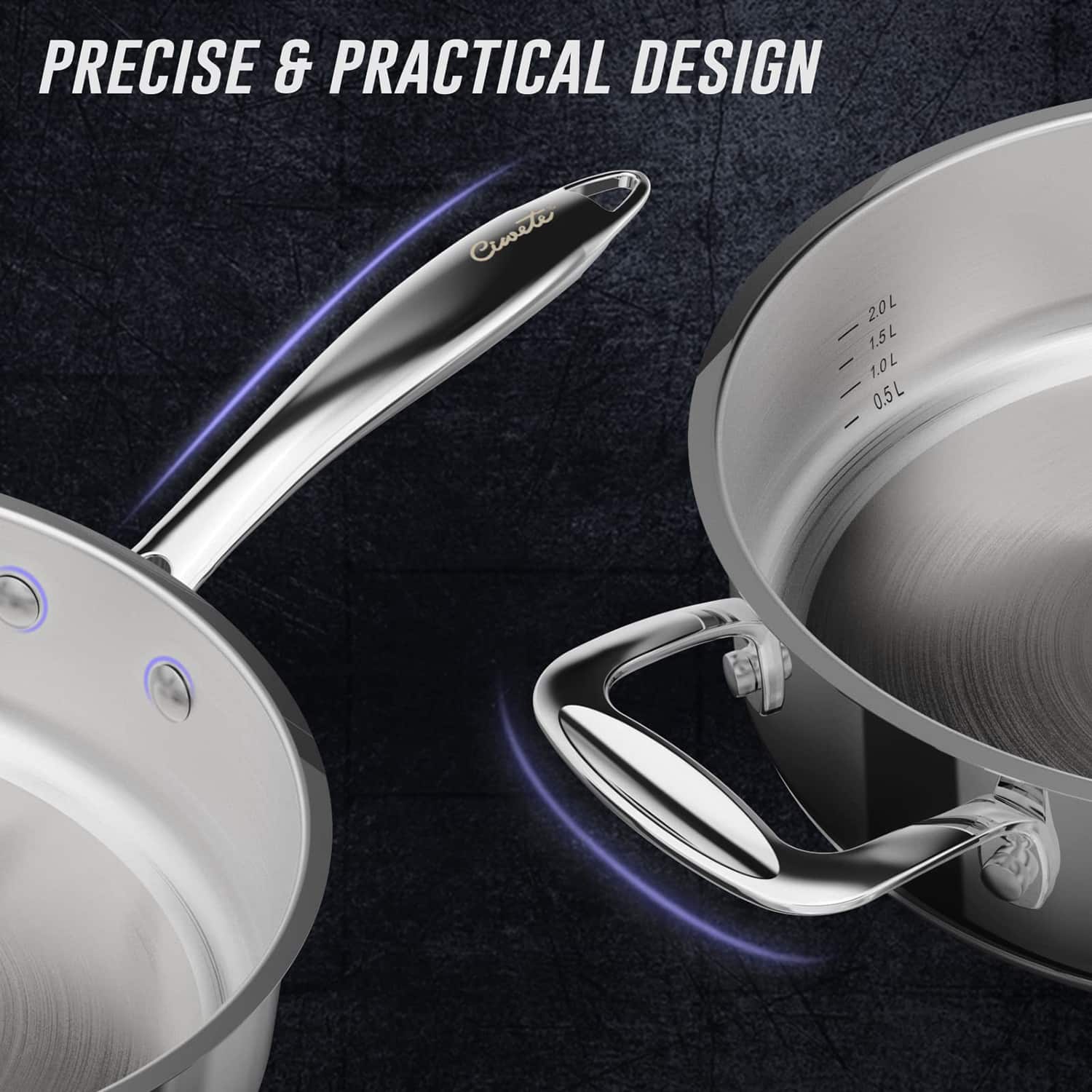 PRECISE & PRACTICAL DESIGN
Cuisinart
2.0L
1.5L
1.0L
0.5L