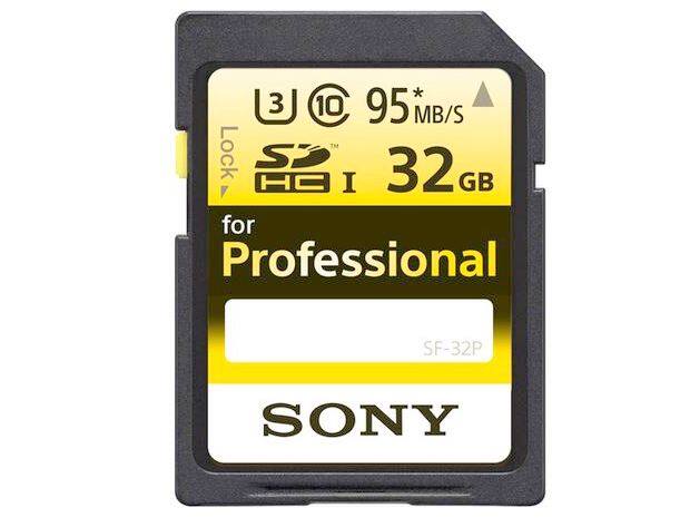 * 3 10 95 MB/S TM Lock SP 32 HC I GB for Professional SF-32P SONY