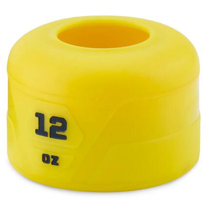 Front. SKLZ - SKLZ Hitter's Handle Weighted Swing Knob, 12 oz - Yellow.