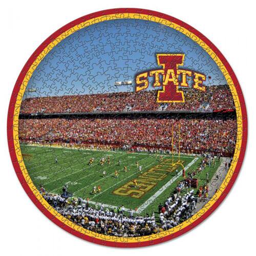 WinCraft - Iowa State Cyclones Round 500-Piece Puzzle - Multicolor