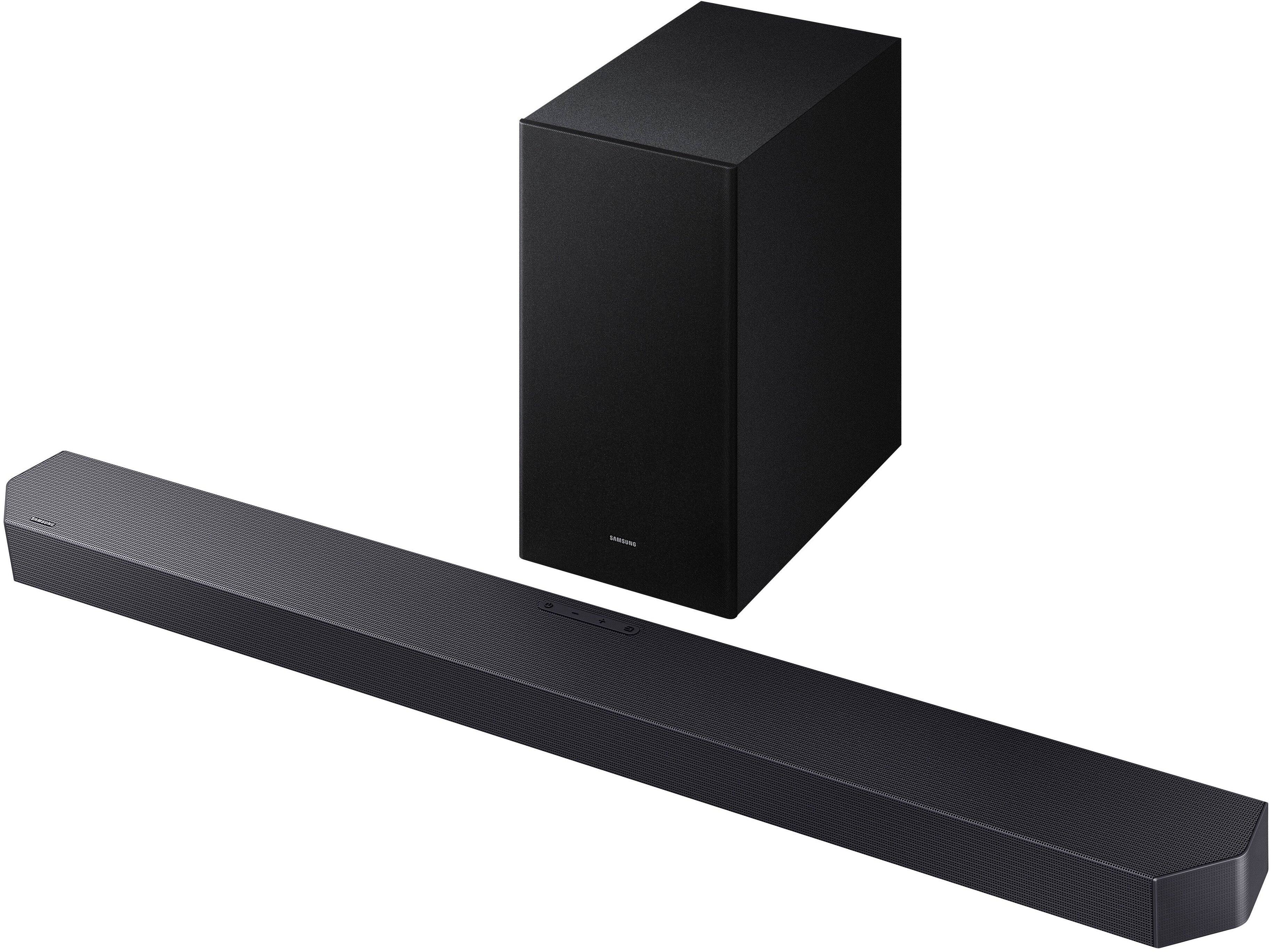 Alt View 12. Samsung - SAMSUNG Q-series HW-Q600F ATMOS 3.1.2 Ch Soundbar with Subwoofer - Titan Black.