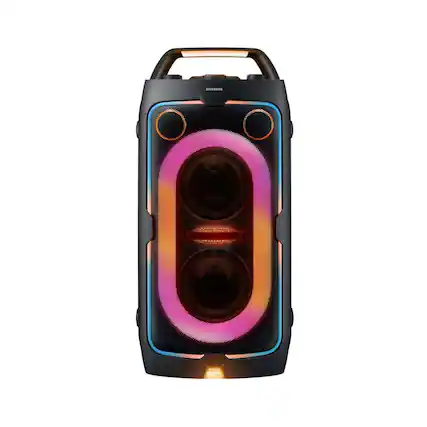 Front. Samsung - Samsung ST40F Sound Tower Portable Bluetooth Party Speaker with Built-In Battery.