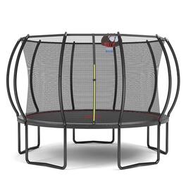 LOVMOR - 12 FT Trampoline with Safety Enclosure Recreational Trampoline for Adults
