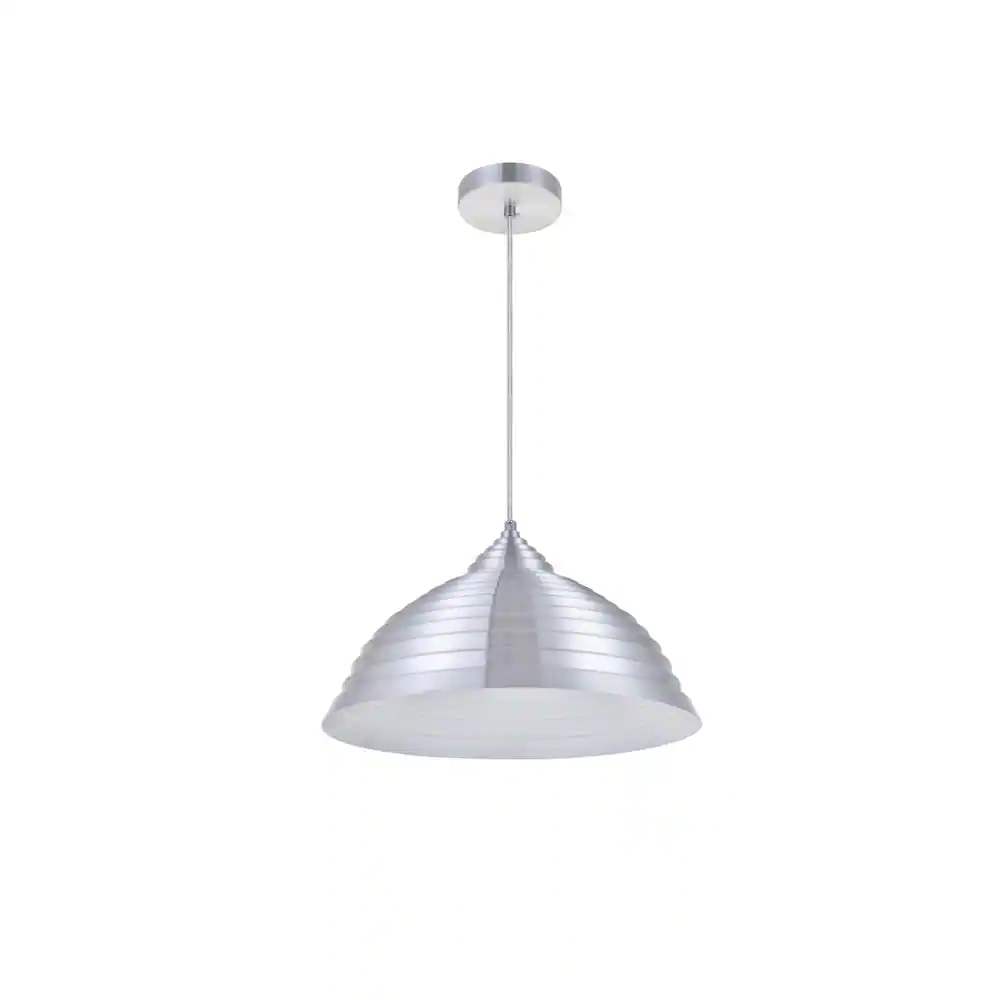 Left. Living District - Circa 1 Light Burnished Nickel Pendant - Burnished Nickel.