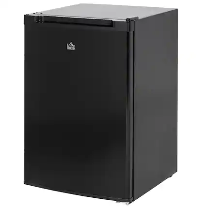 Front. Forest'nSky - 3.0 Cu.Ft Compact Upright Freezer - Single Door, Adjustable Thermostat, Ideal for Dorm, Apartment & Office, Black - Black.