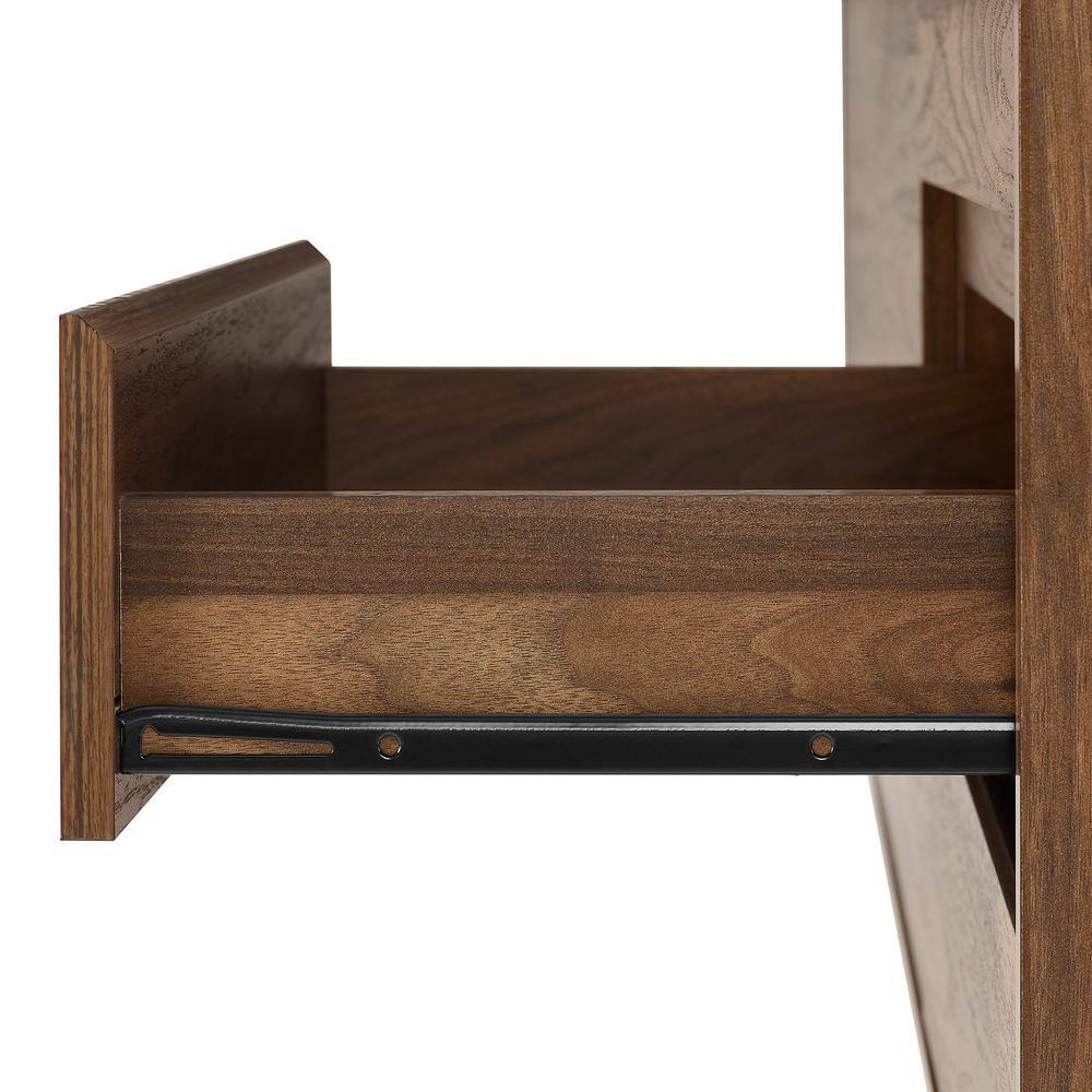 Alt View 5. Crosley Furniture - Teagan Record Storage Sideboard - Brown Oak.