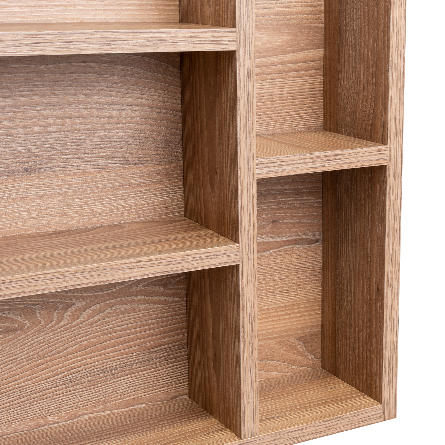 Alt View 2. TuHome - Labelle Medicine Cabinet With Mirror, Five Internal Shelves, Single Door - Pine.