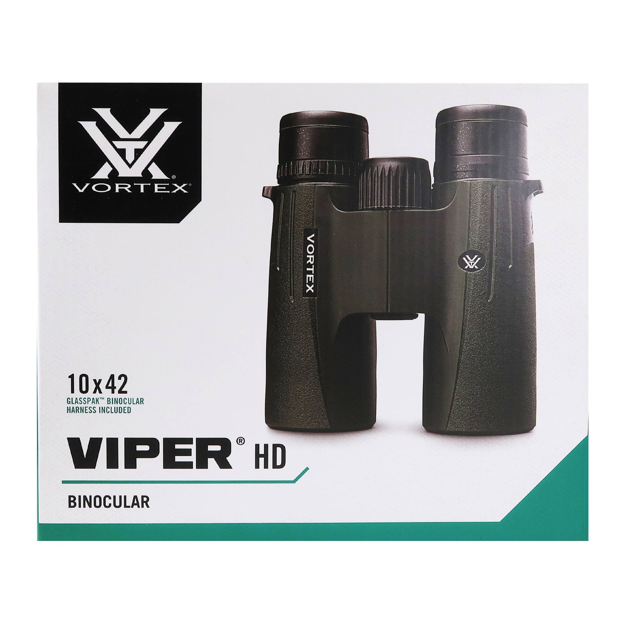 Vortex Vortex 10x42 GlassPak Binocular Harness Included A Viper HD Binocular