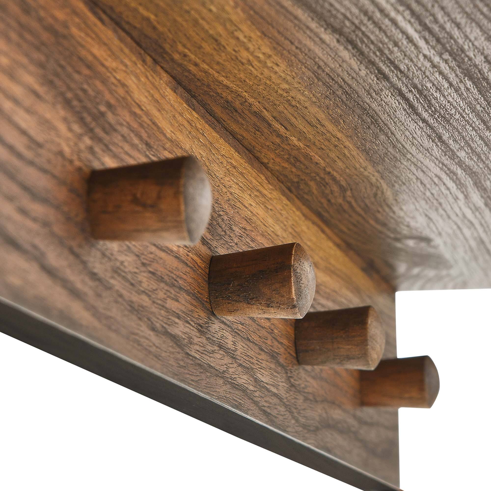 Alt View 5. Modway - Moonbeam Arched Mirror by Modway - Walnut.