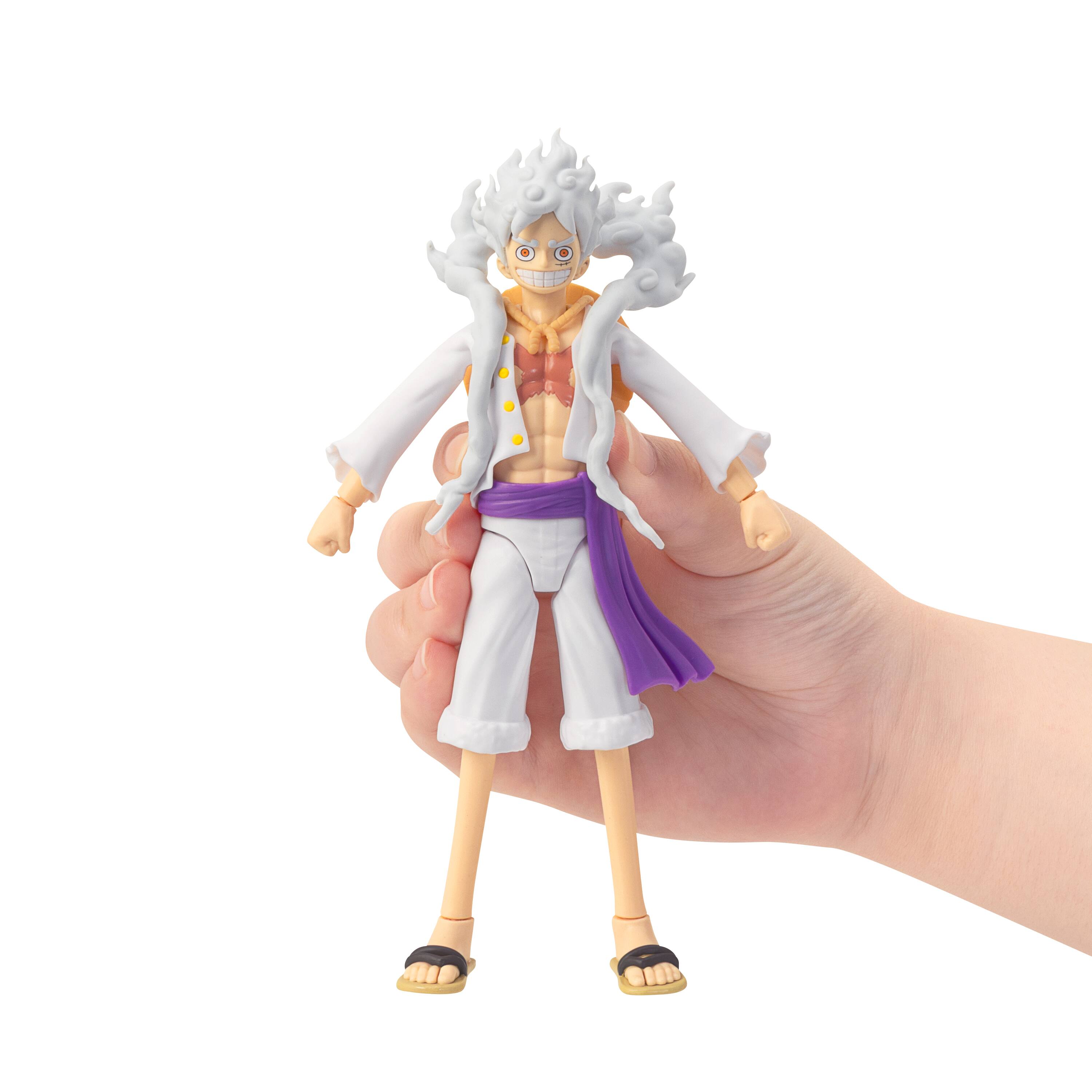 Alt View 3. Banda - Anime Heroes - 6.5" Luffy Gear 5 Figure.