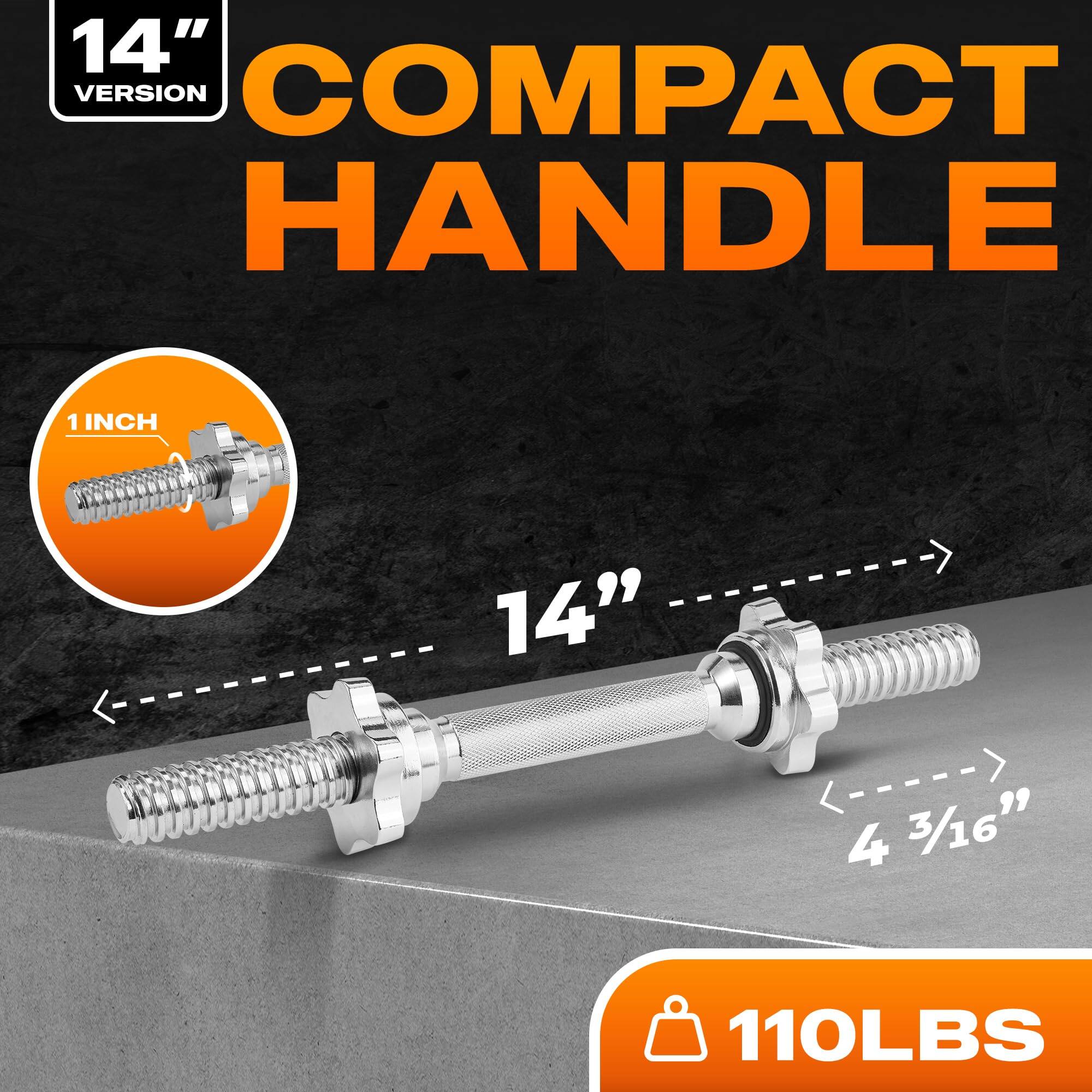 14" COMPACT HANDLE  
1 INCH  
14"  
4 3/16"  
110LBS