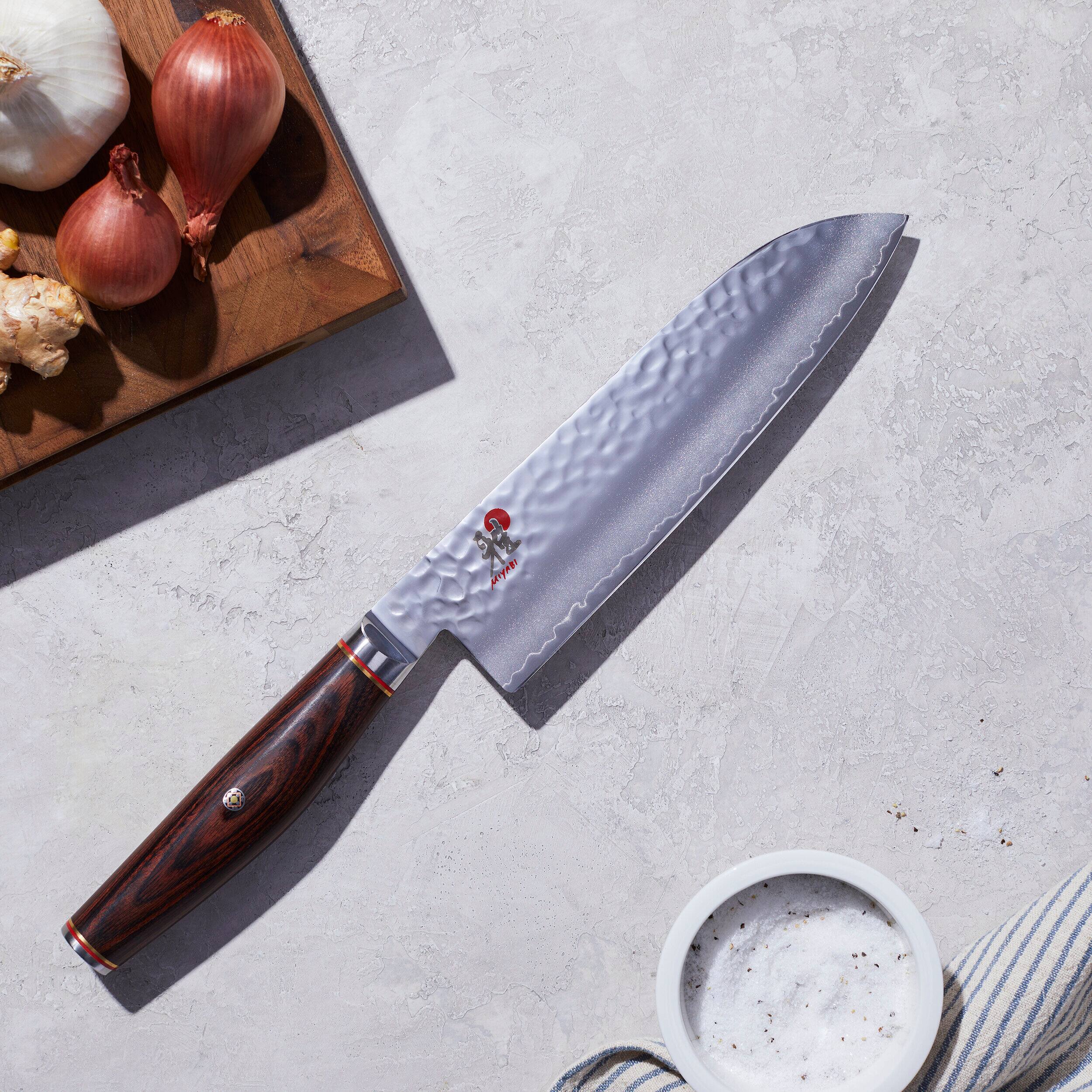 Alt View 3. Miyabi - Miyabi Artisan 7-inch Santoku Knife - Stainless Steel.