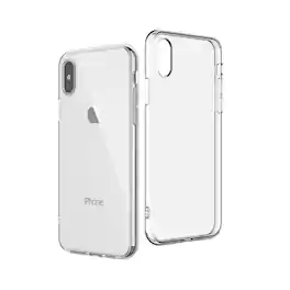 Qixxronics - Transparent Case for iPhone X Shockproof Phone Case Protective Cellphone Cover for iPhone X - Clear