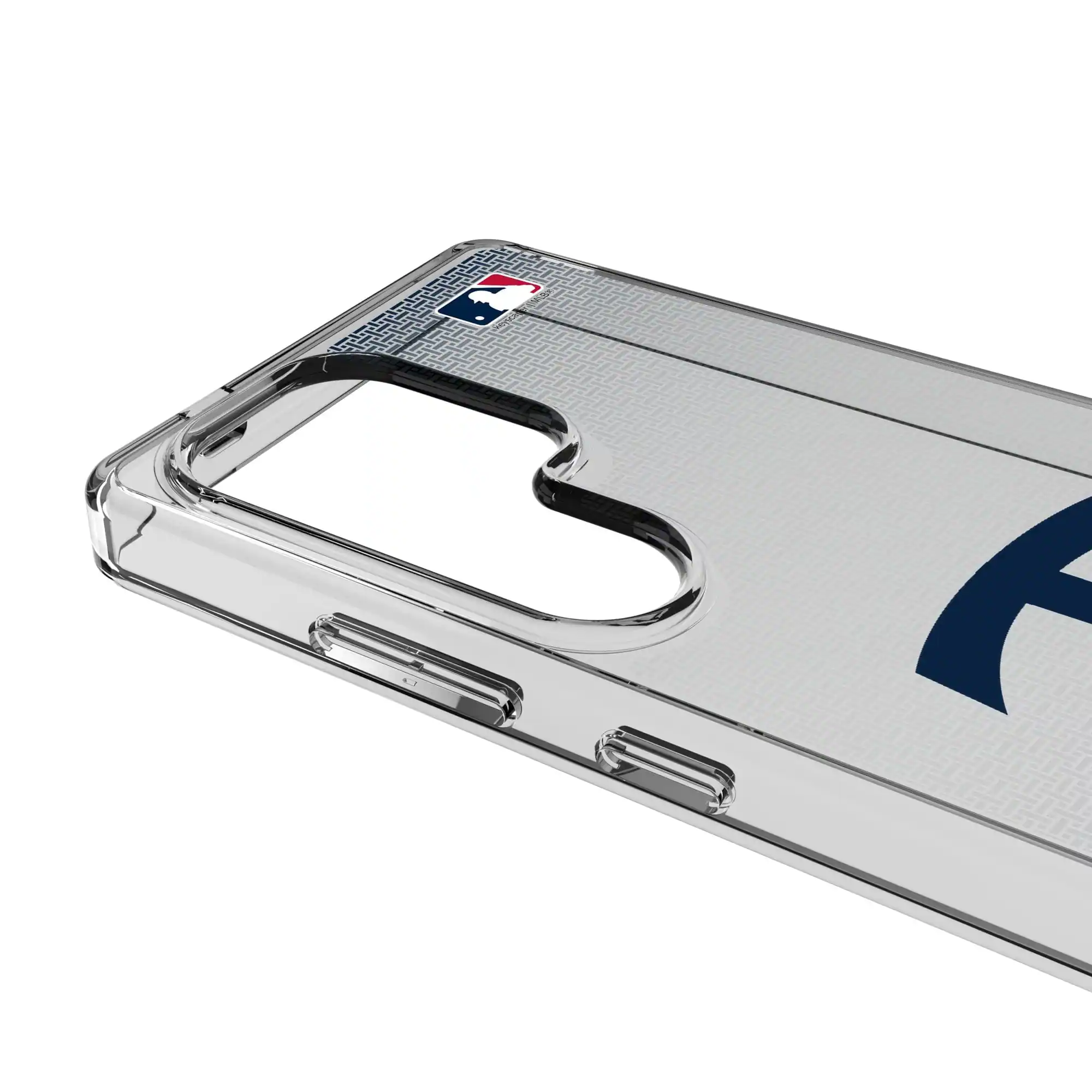Alt View 2. Keyscaper - Linen Logo Galaxy Clear Case - S25 Ultra - Multicolor.