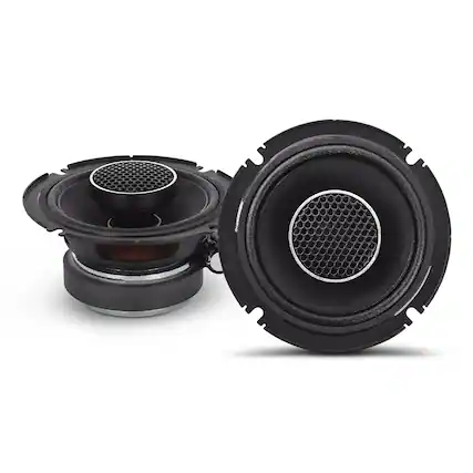 Front. Alpine - Alpine S2-S30 3 Inch 2 Way Coaxial Car Speakers - Pair - Black.