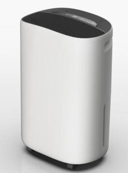 Edendirect - 45 pt. 4,000 sq. ft. Dehumidifier in. White with Drain Hose, 1 Gal. Bucket, 45dB Quiet for Bedroom, Auto Defrost, Timer