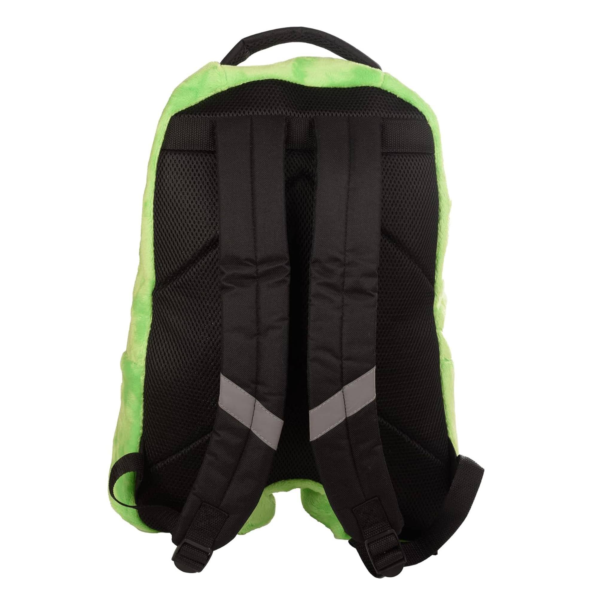 Alt View 10. Minecraft - Minecraft Creeper 16 Inch Plush Kids Backpack - Green.