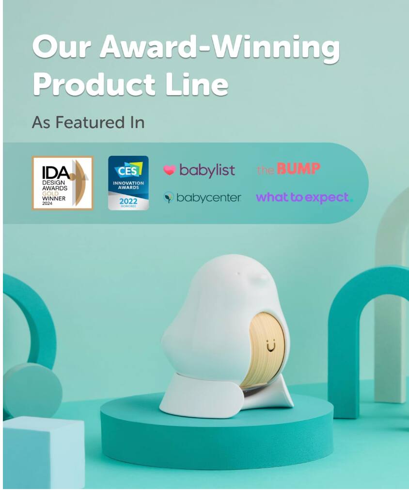 Our Award-Winning Product Line  
As Featured In  
IDA DESIGN AWARDS GOLD WINNER 2024  
CES INNOVATION AWARDS 2022  
babyliss the BUMP  
babycenter what to expect