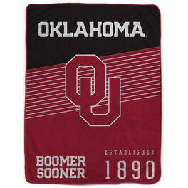 Pegasus - Oklahoma Sooners 60- x 80- Helmet Stripes Blanket - Multicolor