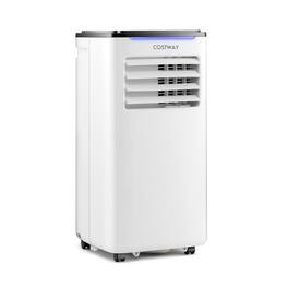 Resenkos - Air Conditioner, Cooler,8000/10000 BTU 3-in-1 Portable Air Conditioner with Fan and Dehumidifier Mode-8000 BTU - White