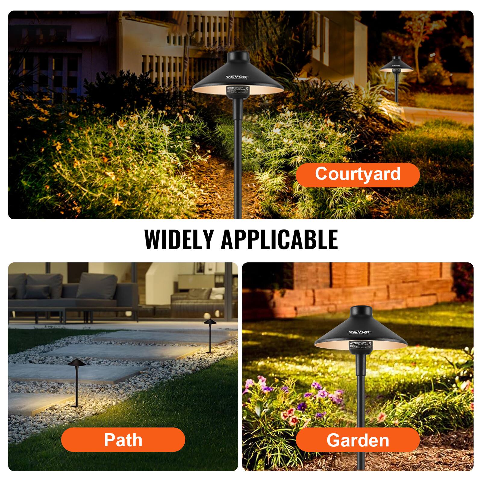 WIDELY APPLICABLE

- Courtyard
- Path
- Garden