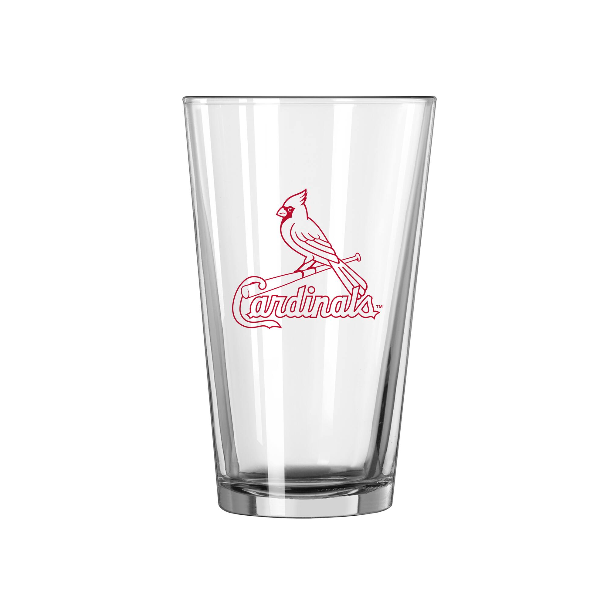 Alt View 1. Logo Brands - 16oz. Team Wordmark Game Day Pint Glass - Multicolor.