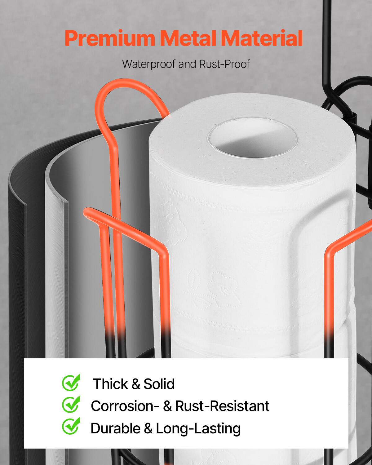 Premium Metal Material  
Waterproof and Rust-Proof  

- Thick & Solid  
- Corrosion- & Rust-Resistant  
- Durable & Long-Lasting