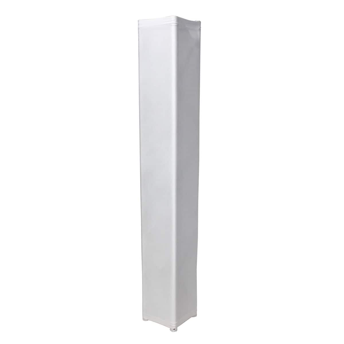 ProX - XTC-SQ984TS 9.84' Lycra Cover Scrim Sleeve for 12" Quad Box Truss Segment, White