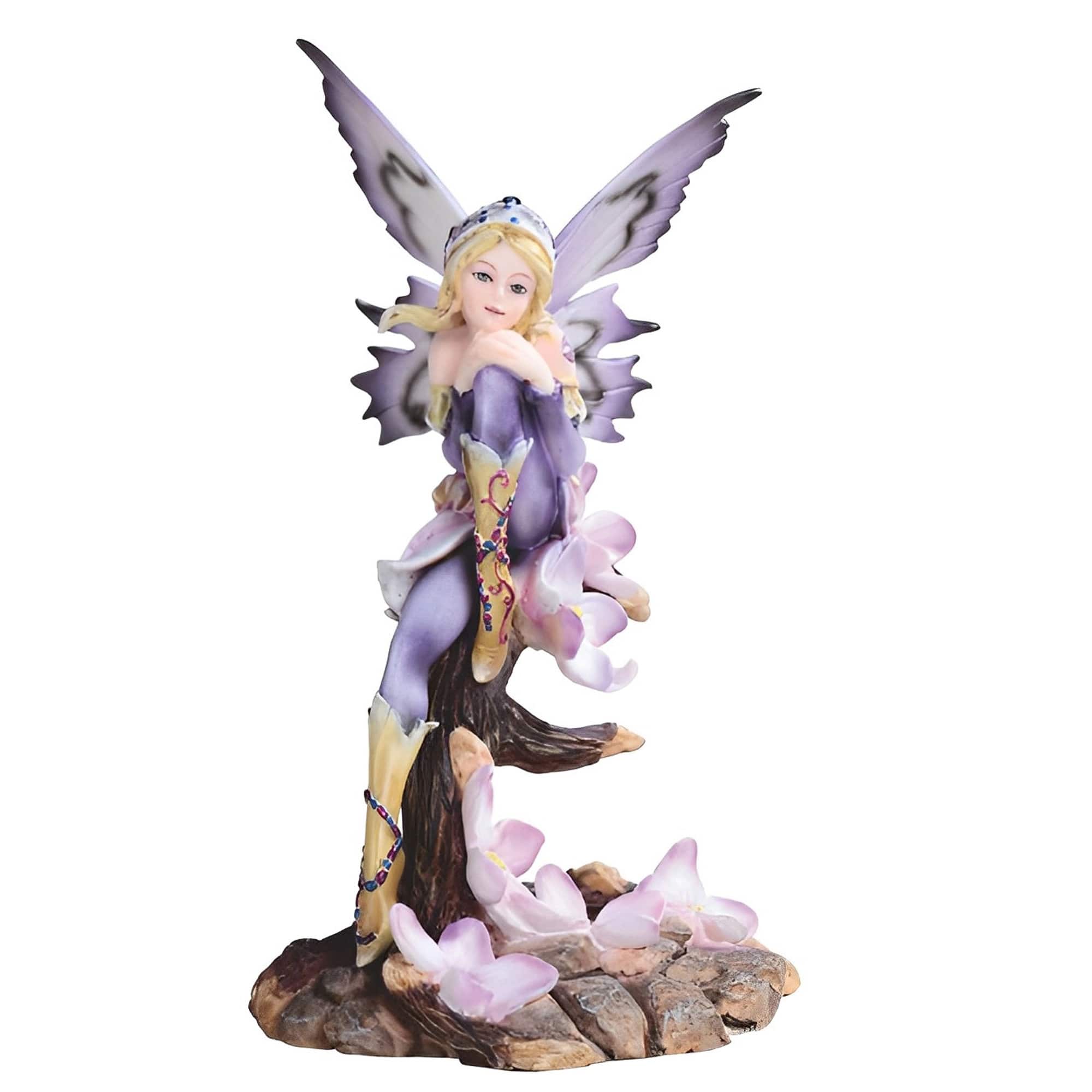 FC Design - 6"H Fairy on Tree Branch Figurine Statue Office Desk Tabletop Home Decor Gift - Multi-Color