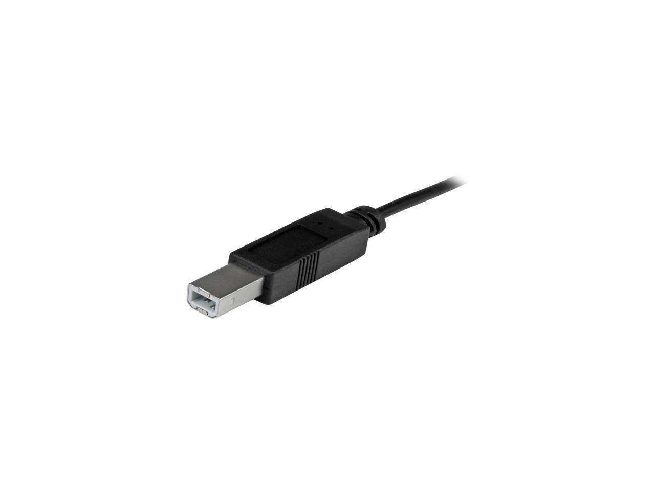 Alt View 2. StarTech.com - StarTech USB2CB1M USB C to USB B Cable - 3 ft / 1m.