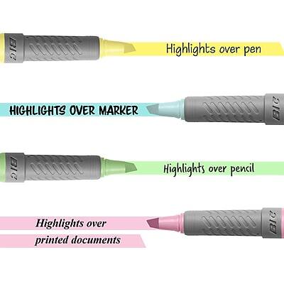 - Highlights over pen
- Highlights over marker
- Highlights over pencil
- Highlights over printed documents