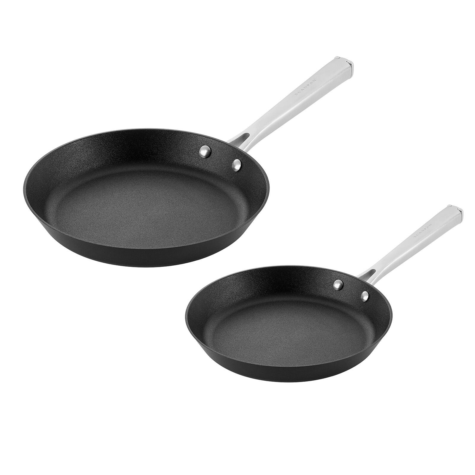 Alt View 1. Scanpan - 70th Anniversary 2 Piece Skillet Set, 8-Inch and 10.25-Inch - Black.