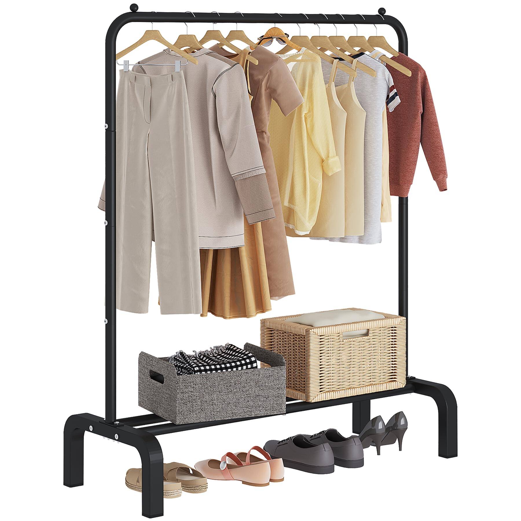 Black 16.7"D x 34"W x 58"H