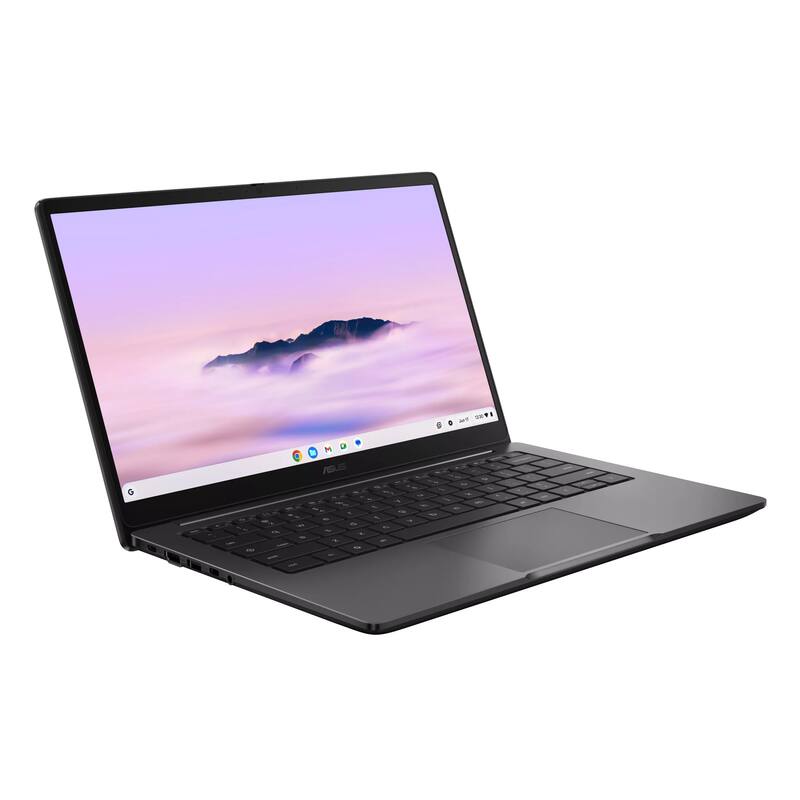 Alt View 1. ASUS - ASUS Chromebook Plus CX 14" FHD Touchscreen Laptop,Intel Core 3-N355,8GB RAM,256GB+160GB Docking Set,Chrome OS,Black - Black.