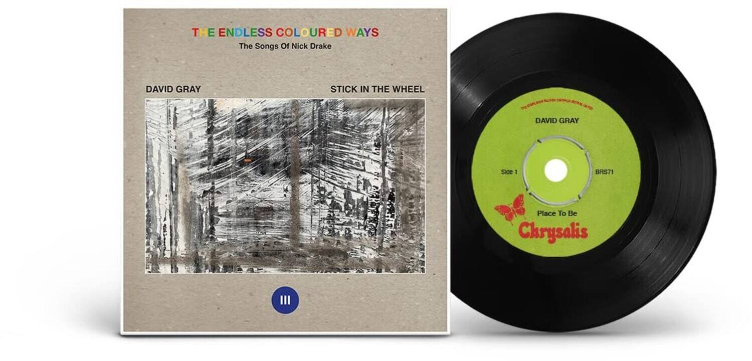 **The Endless Coloured Ways**  
The Songs Of Nick Drake  

**David Gray**  
Stick In The Wheel  

**Side 1**  
BRS71  
Place To Be  
Chrysalis  

**David Gray**  
Side 1  
BRS71  
Place To Be  
Chrysalis